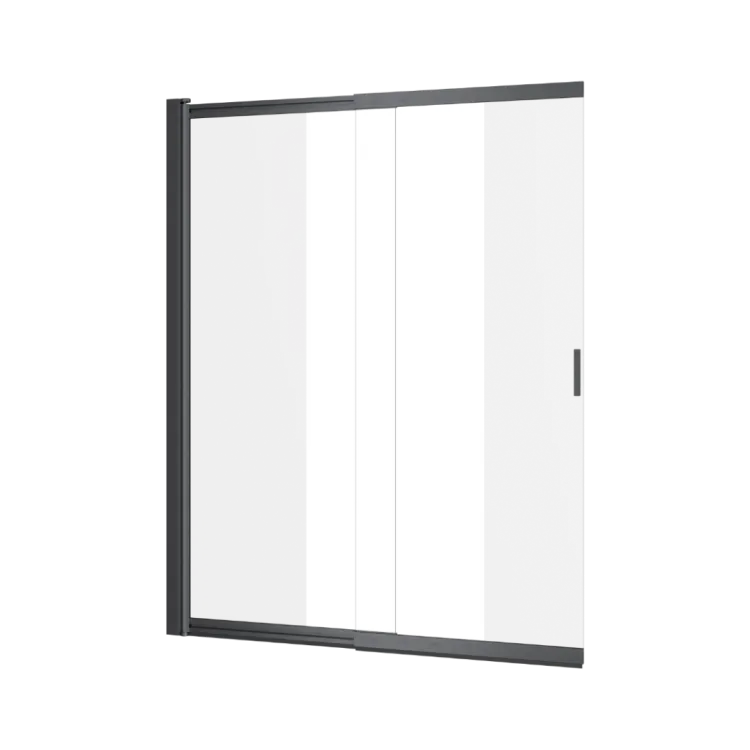 Excellent Liner parawan nawannowy 110x140 cm rozsuwany 2-częściowy lewy / prawy, grafit szczotkowany KAEX.2970.1100.LP