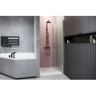 Excellent Mazo drzwi prysznicowe wnękowe wahadłowe 90x195 cm, powłoka Clean Control, chrom KAEX.3005.1010.9000.LP