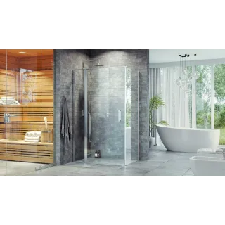 Excellent Mazo ścianka prysznicowa boczna 90x195 cm, powłoka Clean Control, chrom KAEX.3006.1010.9000.LP