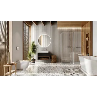 Excellent Mazo ścianka prysznicowa boczna 80x195 cm, powłoka Clean Control, chrom KAEX.3006.1010.8000.LP