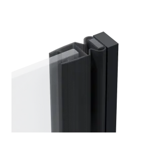 Excellent Ortigo zestaw do zabudowy wnęki, czarny mat...