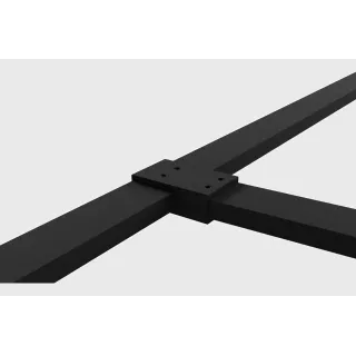 Excellent Fabrika walk-in łącznik wsporników kabiny, czarny mat KAEX.4008.CON.BL