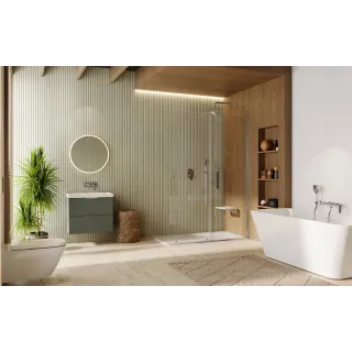 Excellent Ortigo wspornik kabiny 120 cm do docięcia, chrom KAEX.5099.CR