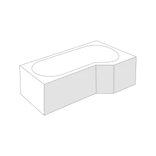 Excellent Izi System obudowa do wanny Be Spot czołowa...