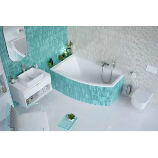 Excellent Flex obudowa do zabudowy wanny narożnej płytkami OBEX.N.250WH