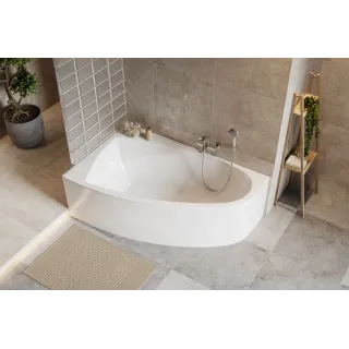 Excellent Aquaria Comfort wanna narożna 160x100 cm prawa, biały połysk WAEX.AQP16WH