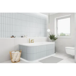 Excellent Arana wanna prostokątna 180x85 cm przyścienna, biały połysk WAEX.ARA18WH