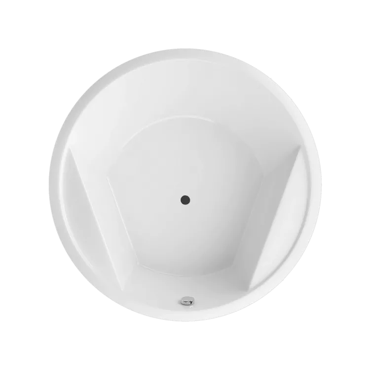 Excellent Great Arc wanna okrągła 160 cm, biały połysk WAEX.GRE16WH