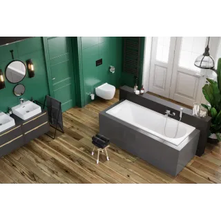 Excellent Aurum Slim wanna prostokątna 150x70 cm biały połysk WAEX.AUR15WHS