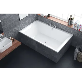 Excellent Crown Lux wanna prostokątna 190x120 cm biały połysk WAEX.CRO19WH