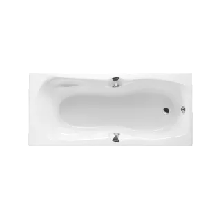 Excellent Canyon II wanna prostokątna 170x75 cm biały...