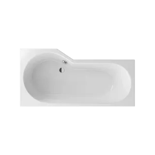 Excellent Be Spot wanna narożna 160x80 cm prawa, biały...