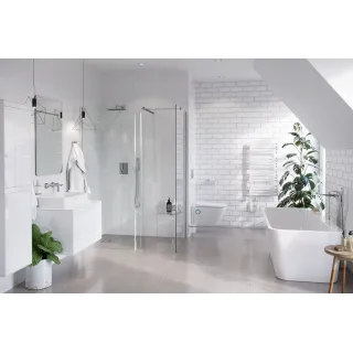 Excellent Lila 2.0 wanna prostokątna 160x73 cm wolnostojąca, biały połysk WAEX.LIL2.160.WHW