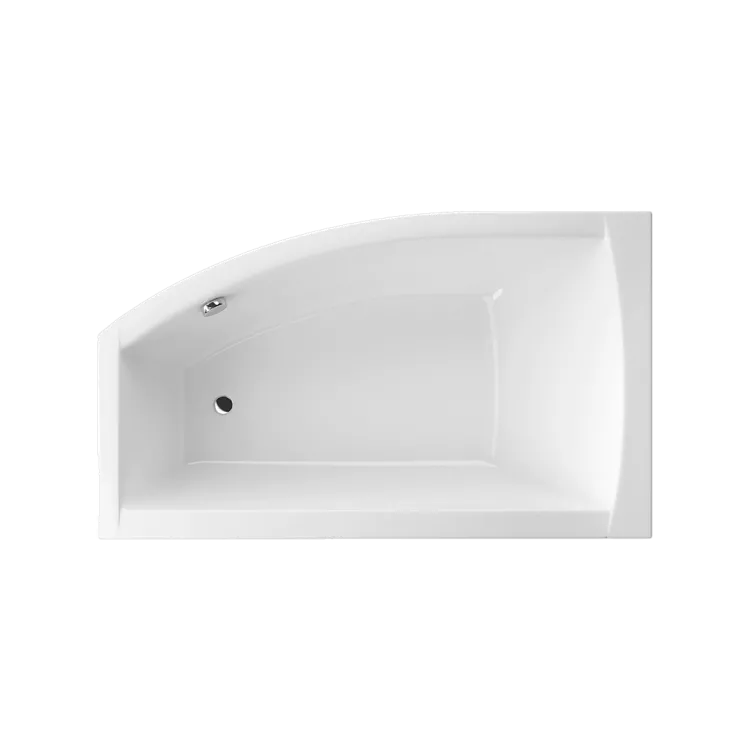 Excellent Magnus wanna narożna 150x85 cm lewa, bialy połysk WAEX.MGL15WH