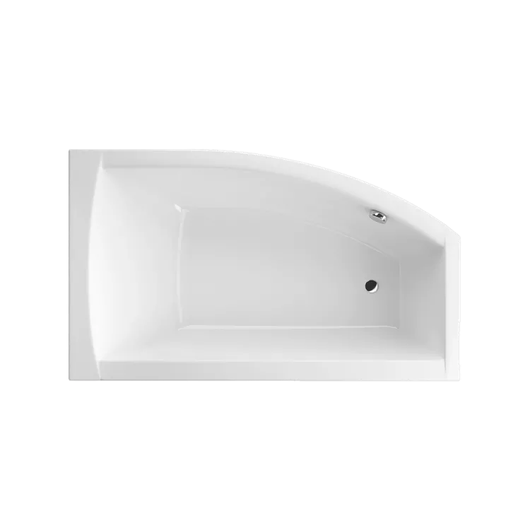 Excellent Magnus wanna narożna 160x95 cm prawa, bialy połysk WAEX.MGP16WH