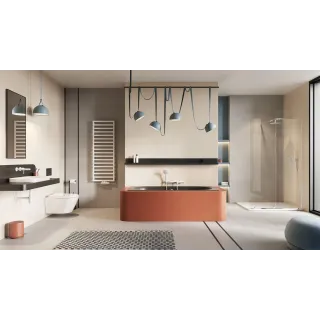 Excellent Oceana Slim wanna prostokątna 170X75 cm antracyt mat WAEX.OCE17ANMS