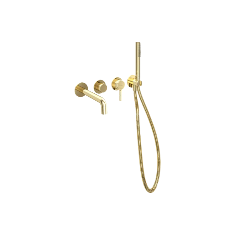 Excellent Delta Pi Zestaw wannowo-prysznicowy podtynkowy, 2 funkcyjny, złoty połysk AREX.1244.K.02GL