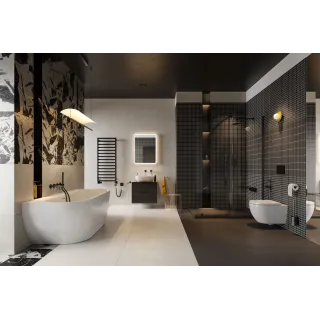 Excellent Delta PI wylewka wannowa ścienna, grafit szczotkowany AREX.1224AB