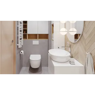 Excellent Aurro Fresh przycisk spłukujący do stelaża podtynkowego WC Shiro Premium, biały INEX.AF230.150.WH