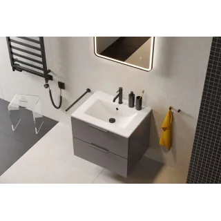 Excellent Delta PI bateria umywalkowa stojąca, nikiel szczotkowany AREX.1211NB