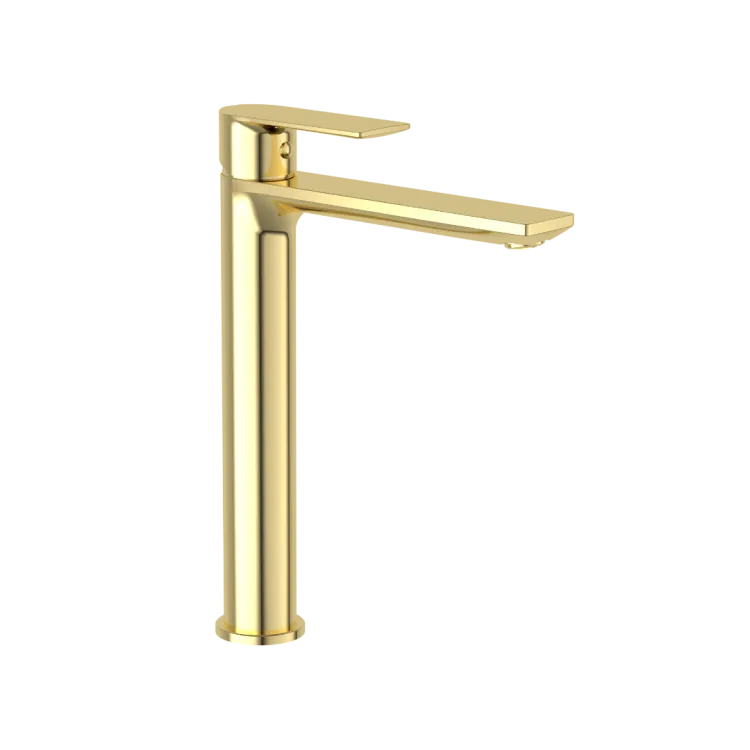 Excellent Glad bateria umywalkowa stojąca wysoka, złoty połysk ARNL.1102GL