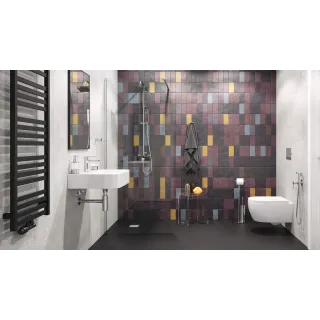 Excellent Glad Rain zestaw prysznicowy ścienny z deszczownicą 25 cm, chrom ARNL.1181CR