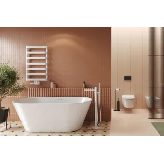 Excellent Volaro 2.0 zestaw zintegrowany termostat grzejnikowy lewy, biały mat GREX.VO2.50L.WH