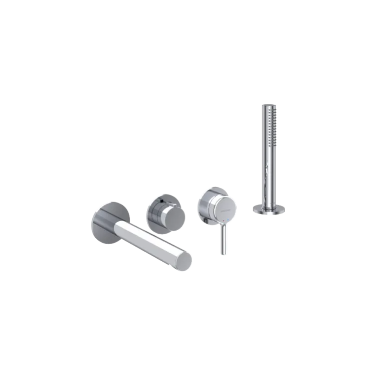 Excellent Pi Zestaw prysznicowo-wannowy podtynkowy , 2 funkcyjny, Dry box, chrom AREX.1244.K.04CR