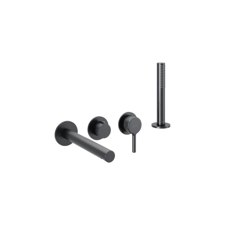 Excellent Pi Zestaw prysznicowo-wannowy podtynkowy , 2 funkcyjny, Dry box, grafit szczotkowany AREX.1244.K.04AB