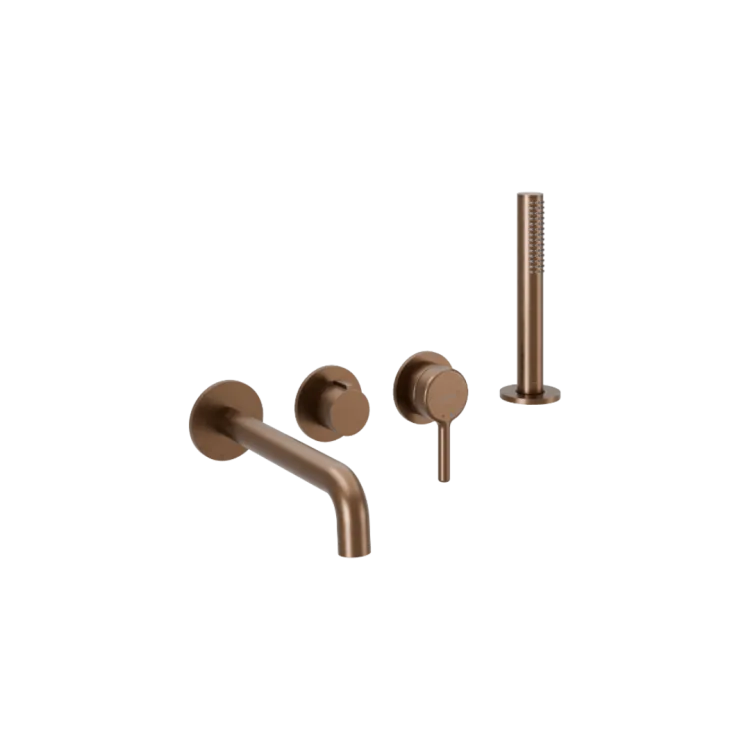 Excellent Delta Pi Zestaw prysznicowo-wannowy podtynkowy, 2 funkcyjny, Dry box, miedziany szczotkowany AREX.1244.K.05CB