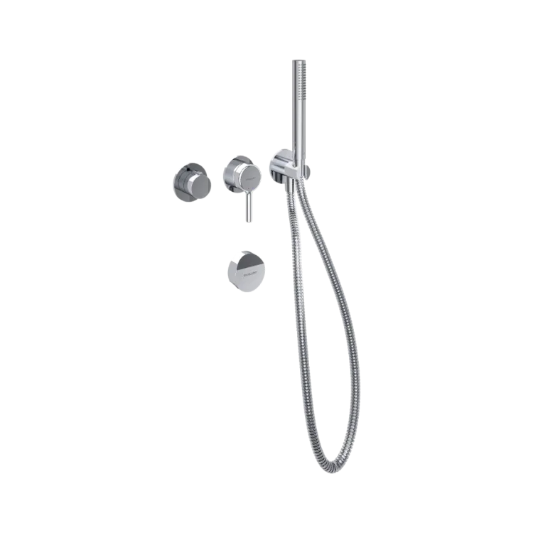 Excellent Delta Pi Zestaw prysznicowo-wannowy podtynkowy, 2 funkcyjny, syfon Hover, chrom AREX.1244.K.07CR