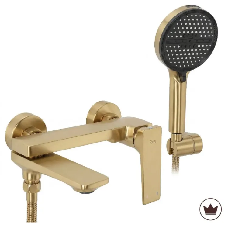 Rea BATERIA WANNOWA PRIME ZŁOTA SZCZOTKOWANA REA-B6732