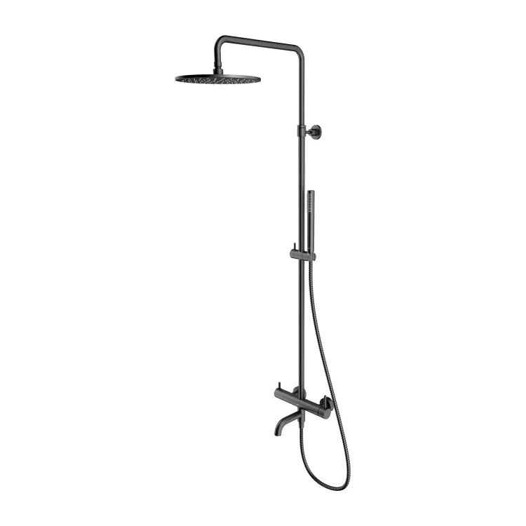 Omnires Y system wannowy natynkowy, grafit szczotkowany Y1234MGR