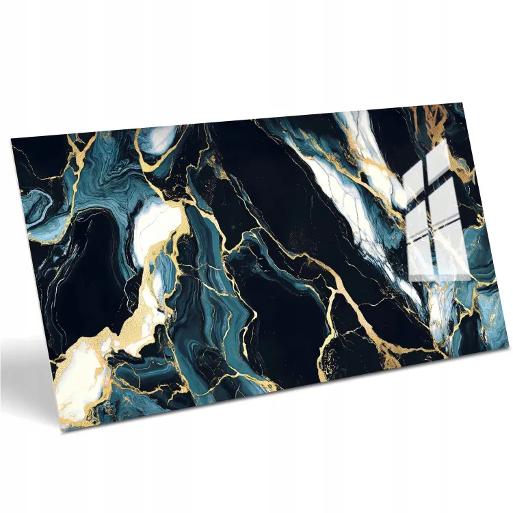 Egen Forest Noir 60x120 cm płytka gresowa czarny marmur ze złotymi żyłami gres dekoracyjny (1.44)
