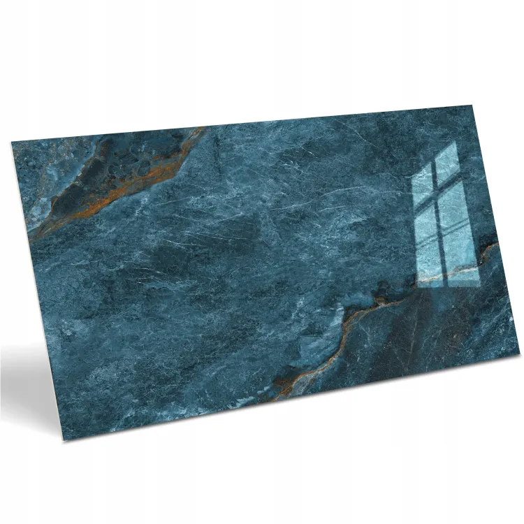 Egen Dimos Aqua 60x120 cm płytka gresowa niebieski marmur połysk rect. (1.44)