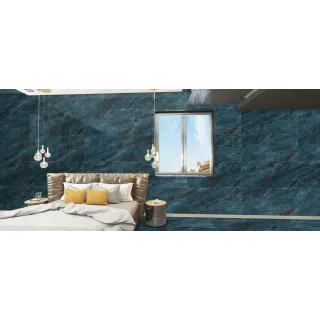 Egen Dimos Aqua 60x120 cm płytka gresowa niebieski marmur połysk rect. (1.44)