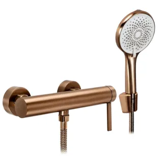 Rea BATERIA PRYSZNICOWA JS-702804BRG RIVO MIEDŹ SZCZOT...