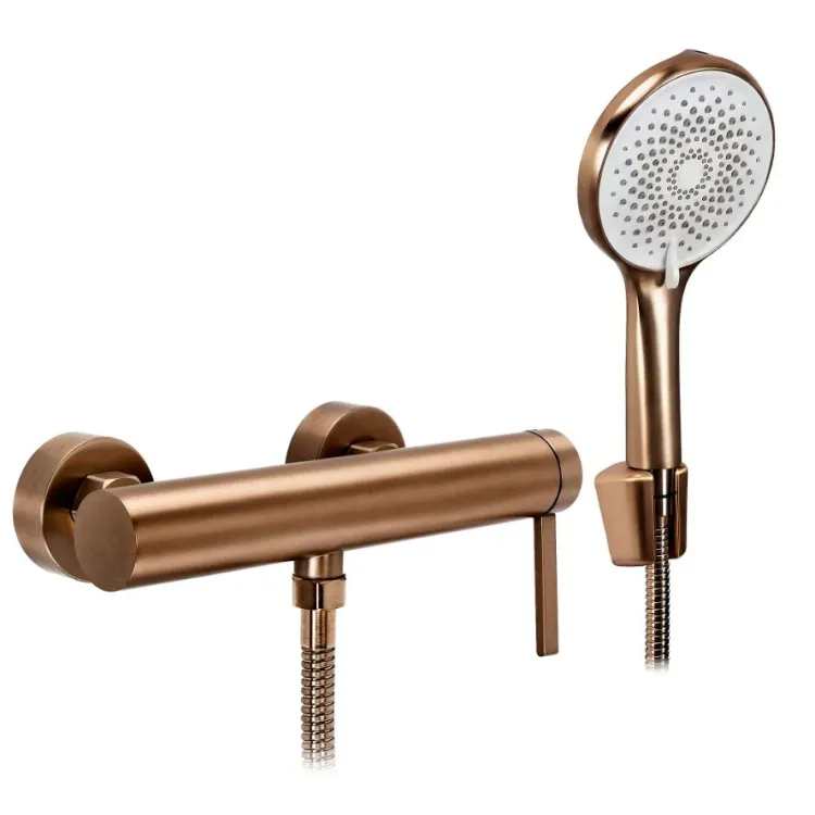 Rea BATERIA PRYSZNICOWA JS-702804BRG RIVO MIEDŹ SZCZOT REA-B9330