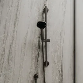 Omnires drążek prysznicowy, 66 cm, grafit szczotkowany DR12GR