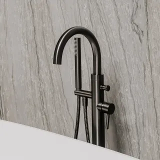 Omnires MICROPHONE rączka prysznicowa, grafit szczotkowany MICROPHONEX-RGR