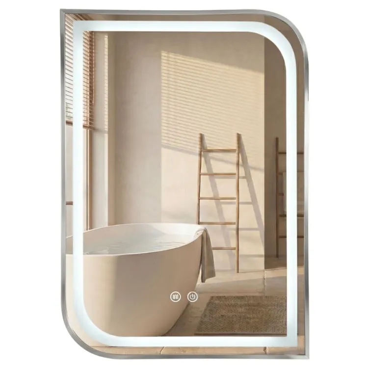 Rea LUSTRO LED ZONE 70X50 BRUSH NICKLE HOM-00305