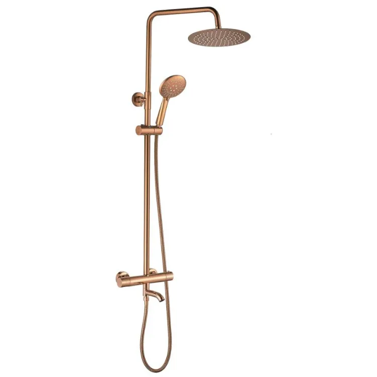 Rea ZESTAW NATR-WANNOWY LUNGO DIAMOND MIEDŹ TERM REA-P3300