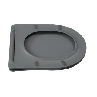 Invena MISKA WC PODWIESZANA, QFS, TAVRO OKRĄGŁA, Z DESKĄ WOLNOOPAD, SZARY CE-71-007-Y