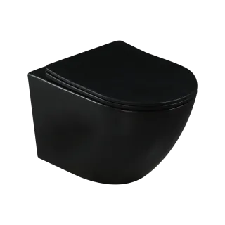 Invena MISKA WC PODWIESZANA, QFS, TAVRO OKRĄGŁA, Z DESKĄ...