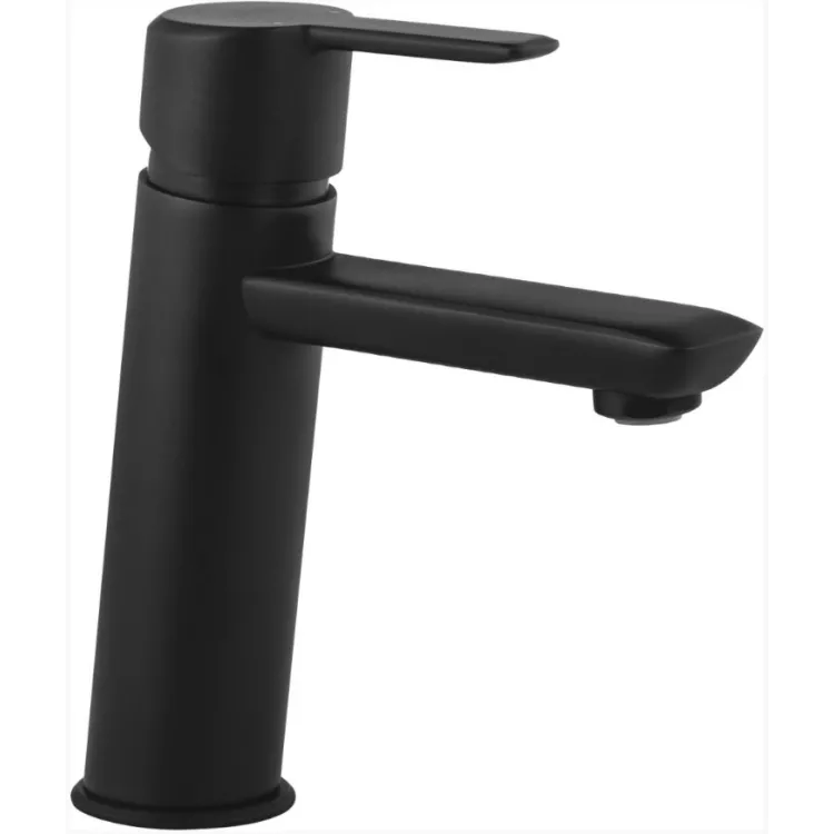 Deante Arnika Bateria umywalkowa czarna z korkiem klik-klak BQA N21M