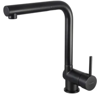 Deante Aster Bateria zlewozmywakowa z wyciąganą wylewką...