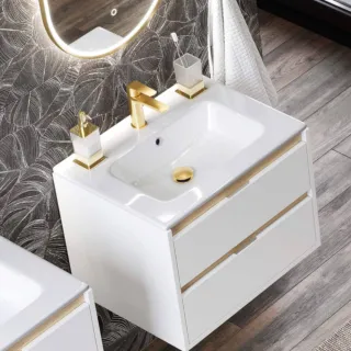 Excellent Clever 2.0 Bateria umywalkowa Złota AREX.4101GB