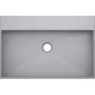 Deante Correo Umywalka nablatowa 60x40cm szary metalik...