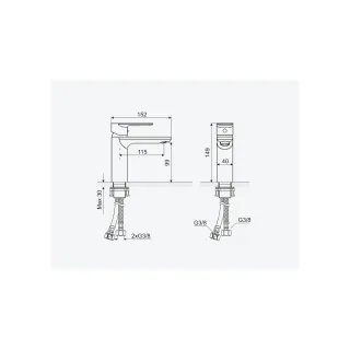 Bateria kuchenna GLAD chrom ARNL.1160CR