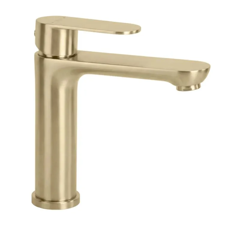 Rea BATERIA UMYWALKOWA LOGAN ZŁOTA SZCZOTKOWANA NISKA REA-B6697